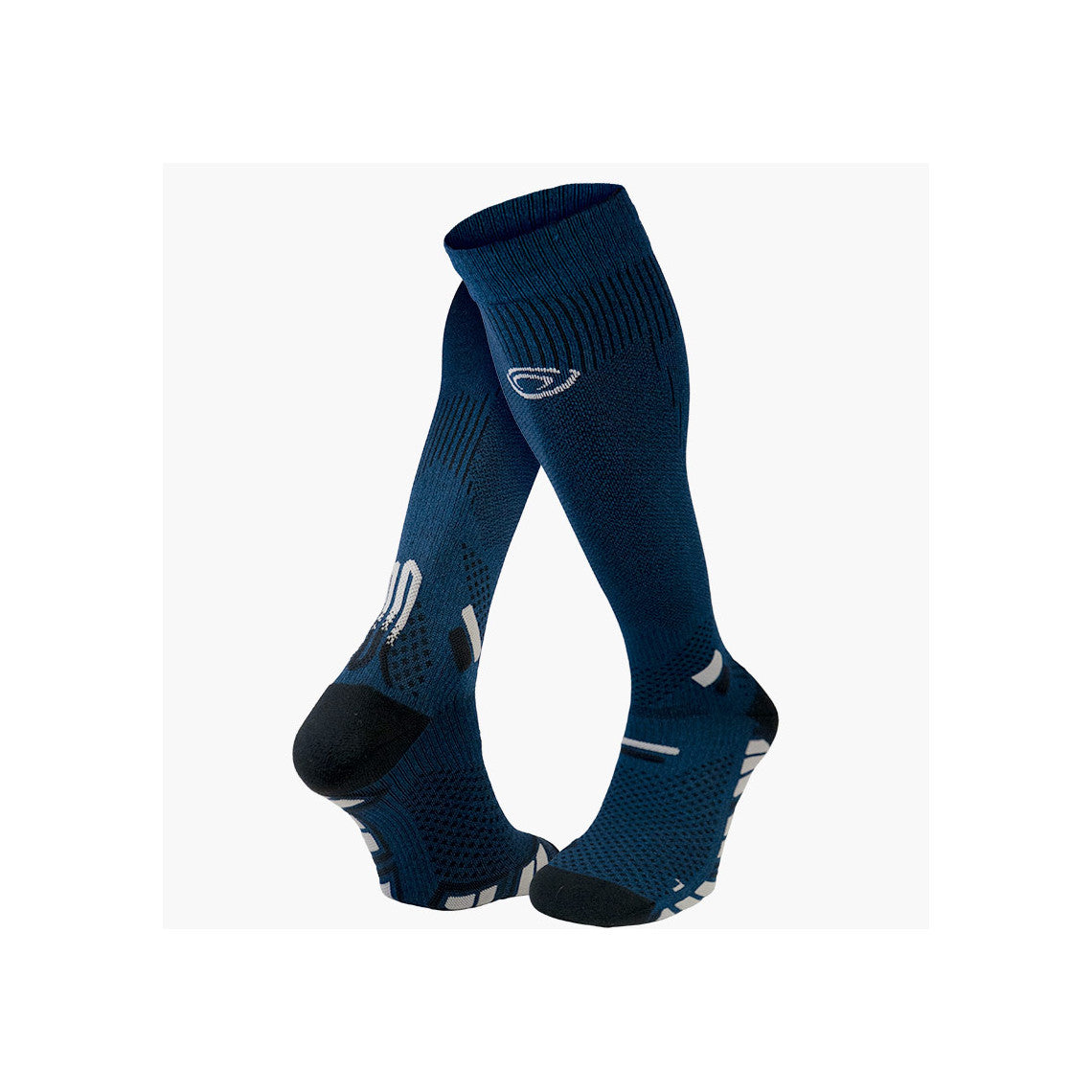 BV Sport TRAIL ULTRA compression socks blue/grey