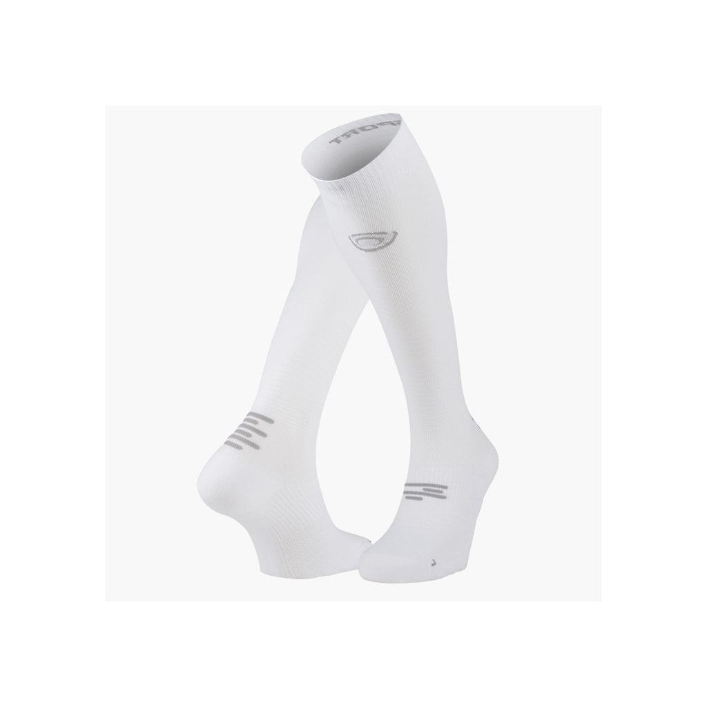 BV Sport RUN MARATHON compression socks white/grey